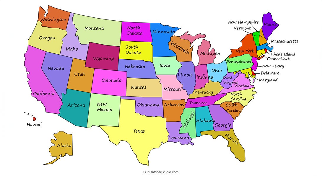 map of the United States